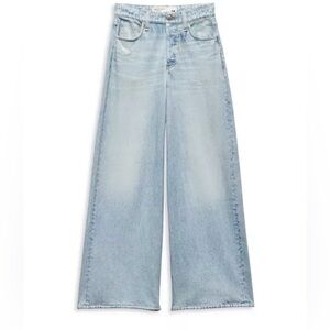 rag & bone Miramar Sofie High Waist Ankle Wide Leg Terry Sweatpant Jeans